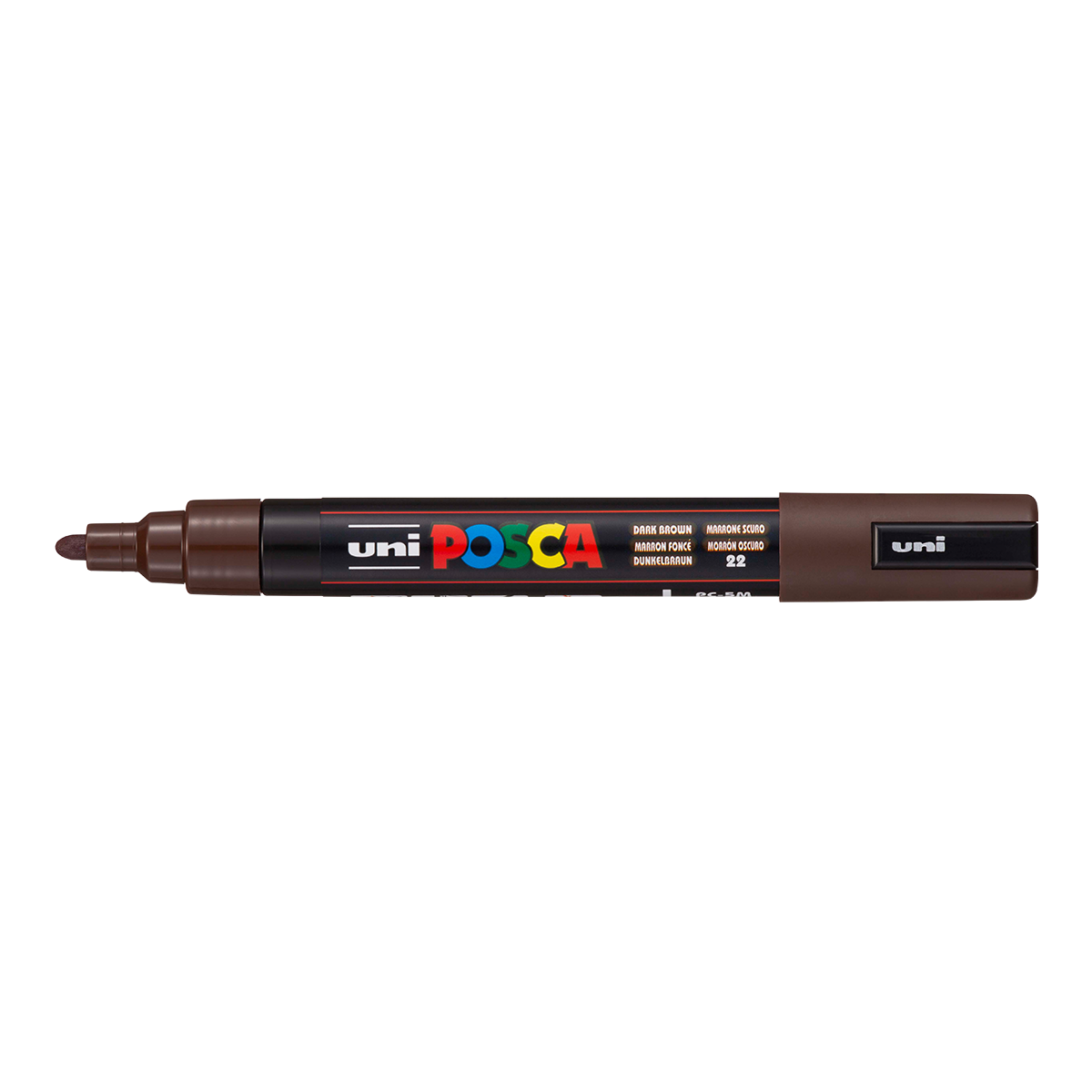 Acrylmarker Posca PC-5M donkerbruin (22), 1,8–2,5 mm