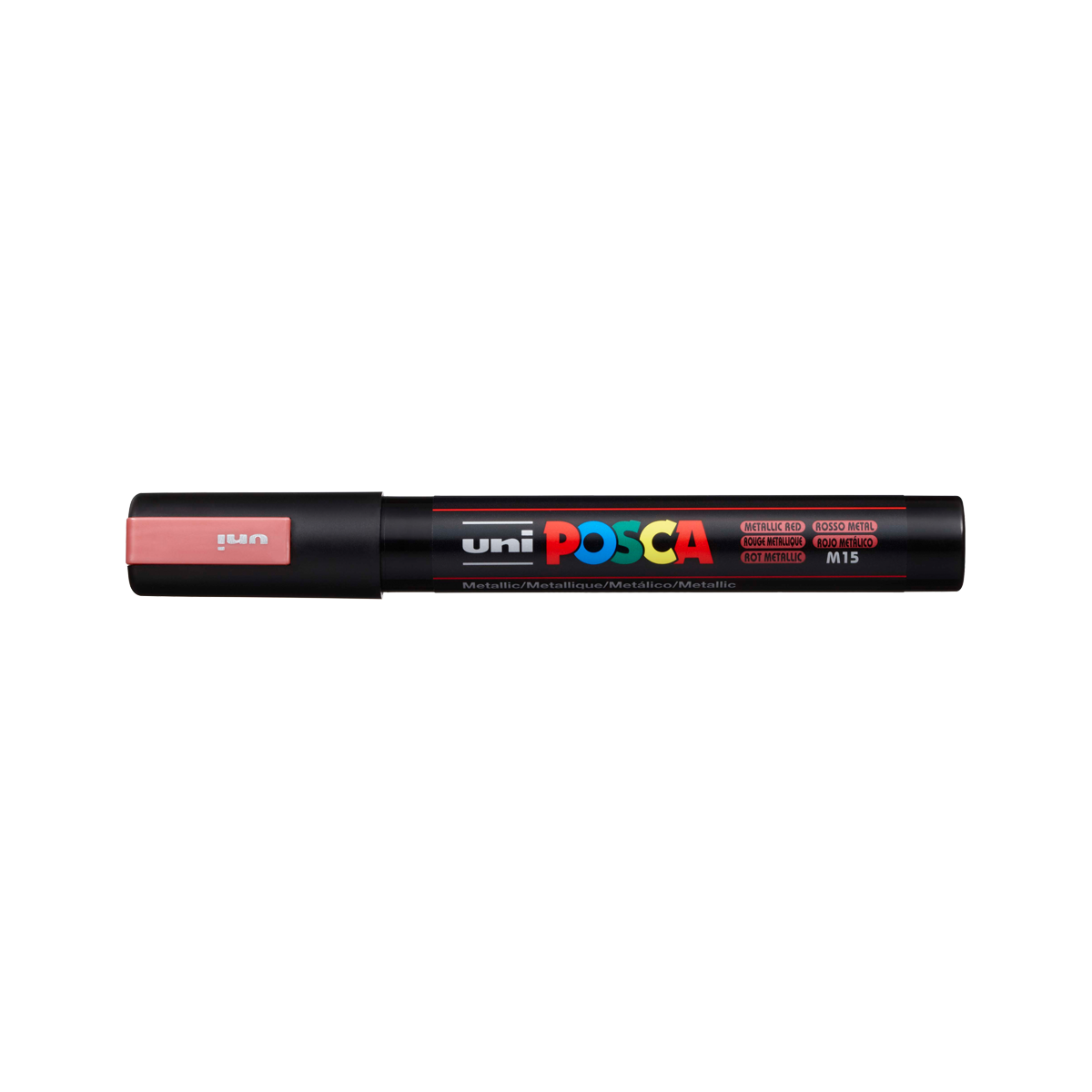 Acrylmarker Posca PC-5M metallic rood (M15), 1,8–2,5 mm