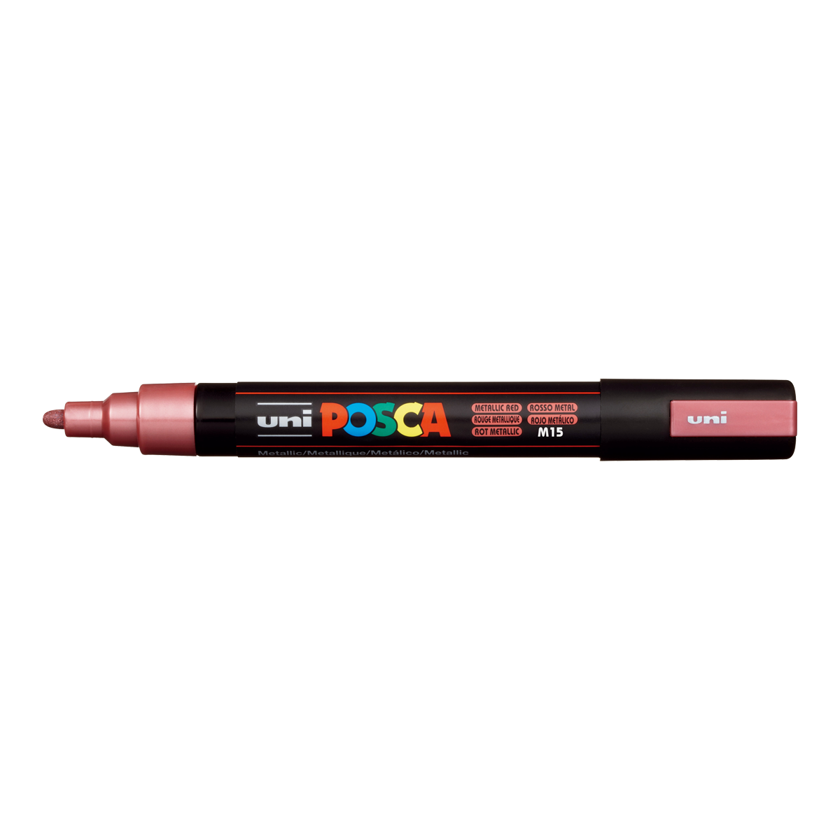 Acrylmarker Posca PC-5M metallic rood (M15), 1,8–2,5 mm