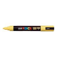 Acrylmarker Posca PC-5M strogeel (73), 1,8–2,5 mm