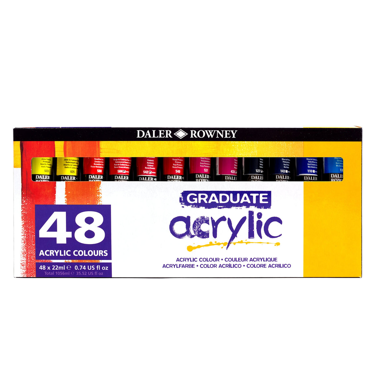 Acrylverfset Daler-Rowney Graduate 48 × 22 ml