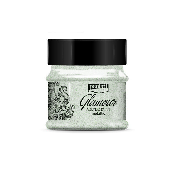 Pentart Glamour metallic acrylverf 50 ml – afbeelding 2