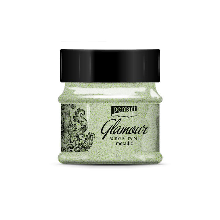 Pentart Glamour metallic acrylverf 50 ml – afbeelding 3