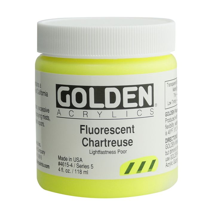 Golden Heavy Body Fluorescent acrylverf 118 ml – afbeelding 2