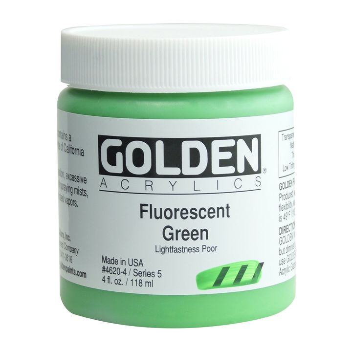 Golden Heavy Body Fluorescent acrylverf 118 ml – afbeelding 3