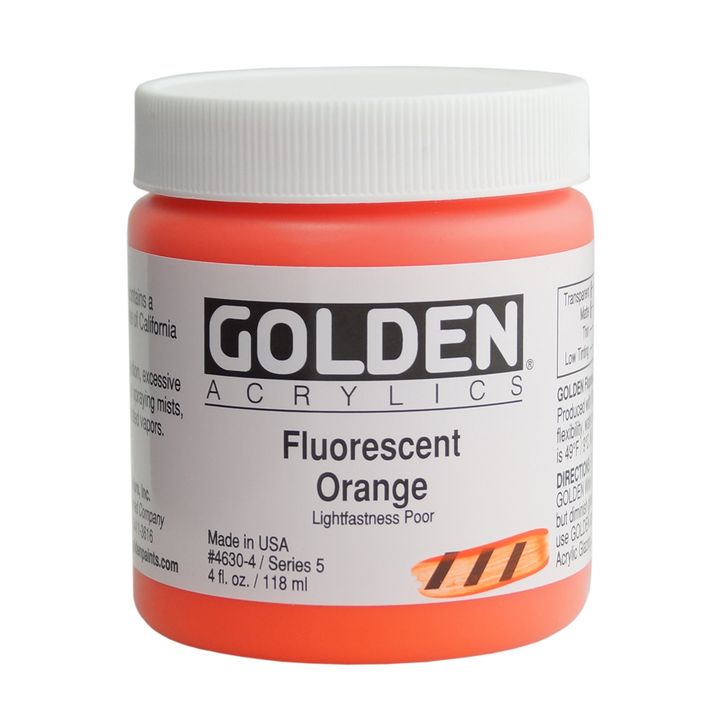 Golden Heavy Body Fluorescent acrylverf 118 ml – afbeelding 5