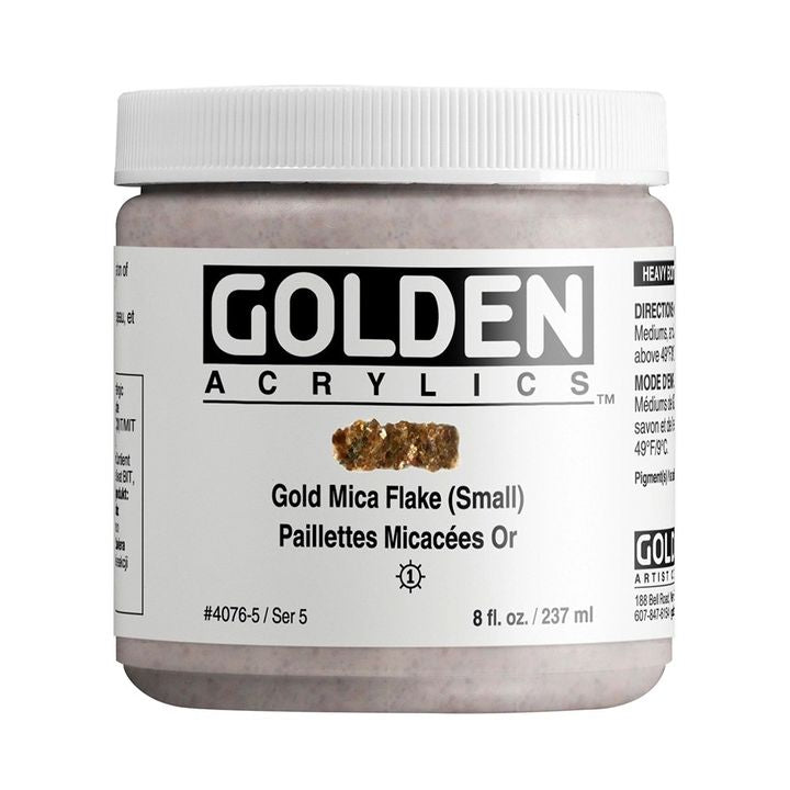 Golden Heavy Body Mica Flake acrylverf 118 ml – afbeelding 3