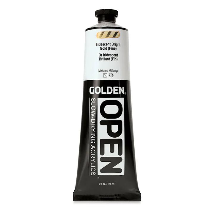 Golden OPEN Slow-Drying Iridescent acrylverf 148 ml – afbeelding 6