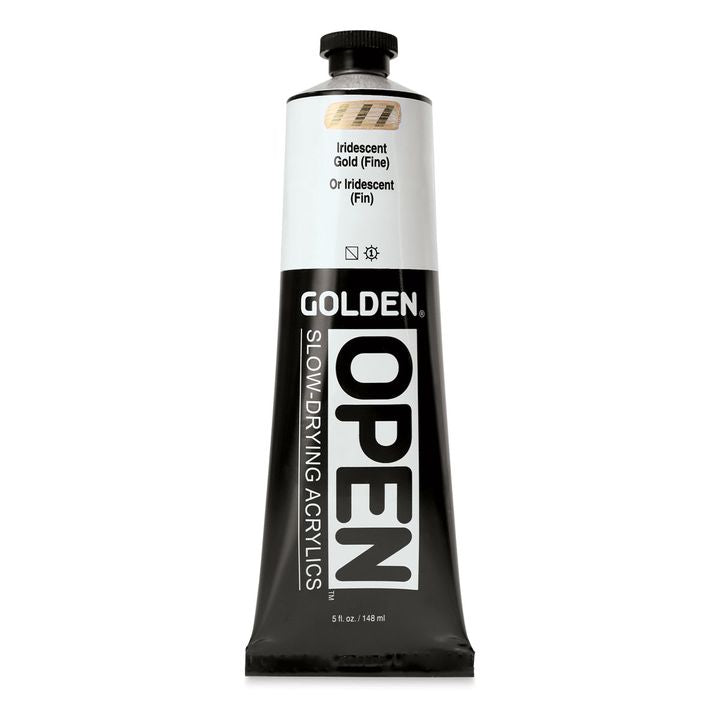 Golden OPEN Slow-Drying Iridescent acrylverf 148 ml – afbeelding 5