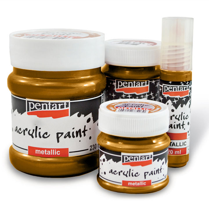 Pentart metallic acrylverf 20 ml