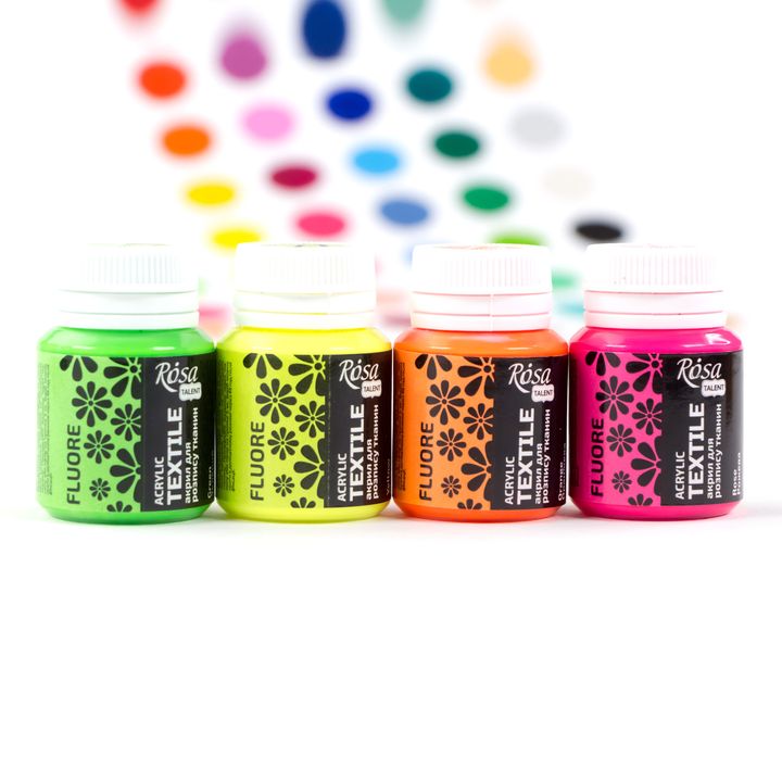 ROSA Talent fluorescerende textielverf 20 ml