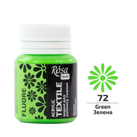 ROSA Talent fluorescerende textielverf 20 ml – afbeelding 4