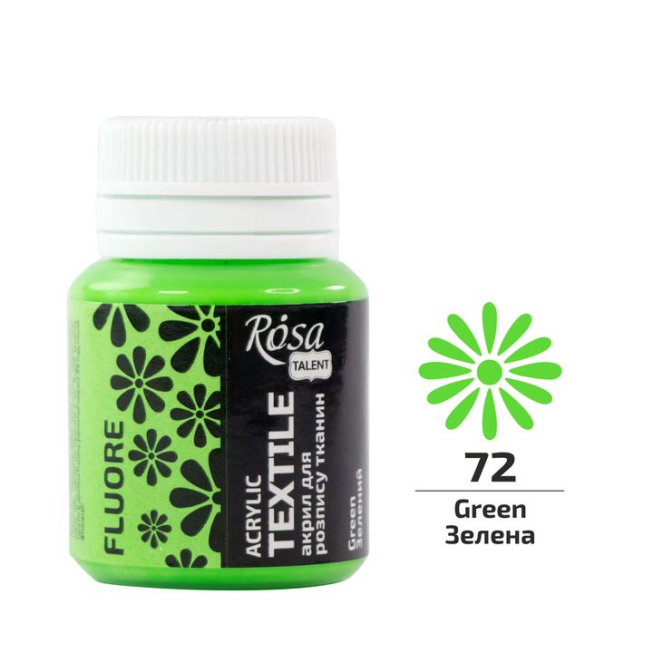ROSA Talent fluorescerende textielverf 20 ml – afbeelding 4