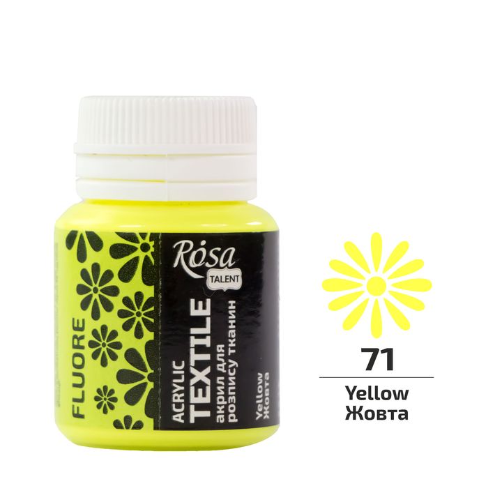 ROSA Talent fluorescerende textielverf 20 ml – afbeelding 3