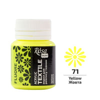 ROSA Talent fluorescerende textielverf 20 ml – afbeelding 3
