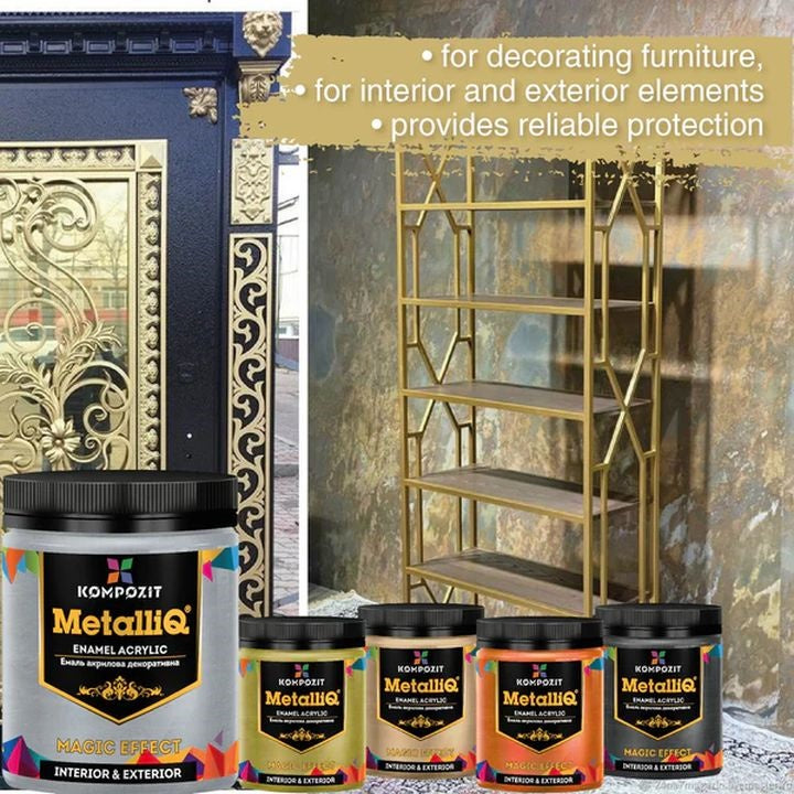 Kompozit MetalliQ metallic acrylverf 500 g – afbeelding 2