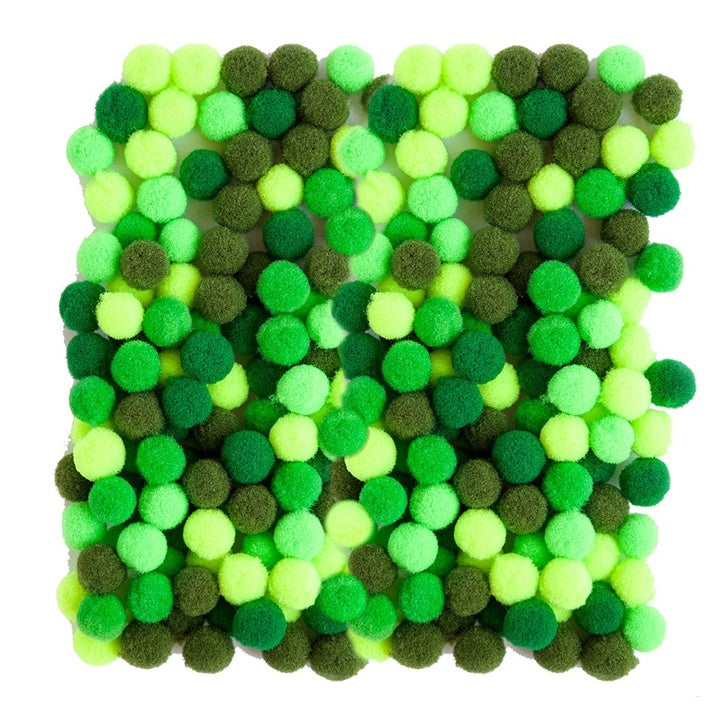 DP Craft pompons Ø 1 cm, 120 stuks