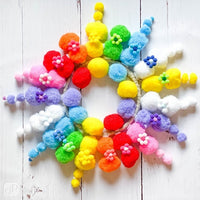 DP Craft pompons Ø 1 cm, 120 stuks – afbeelding 2