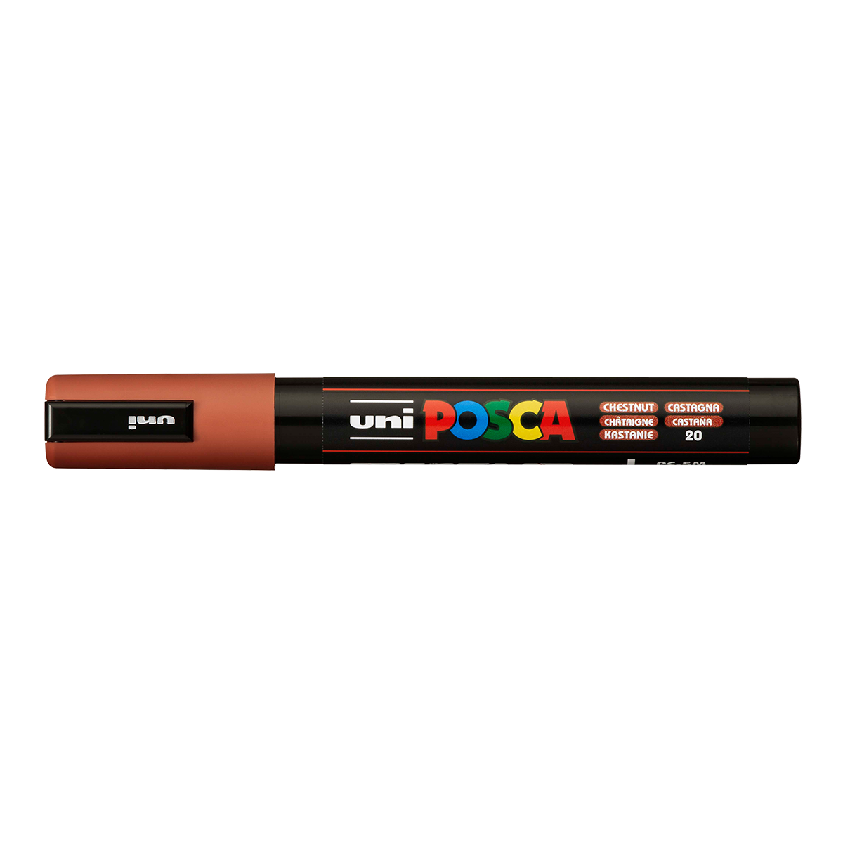 Posca PC-5M verfstift 1,8–2,5 mm, kastanjebruin (20) – afbeelding 2