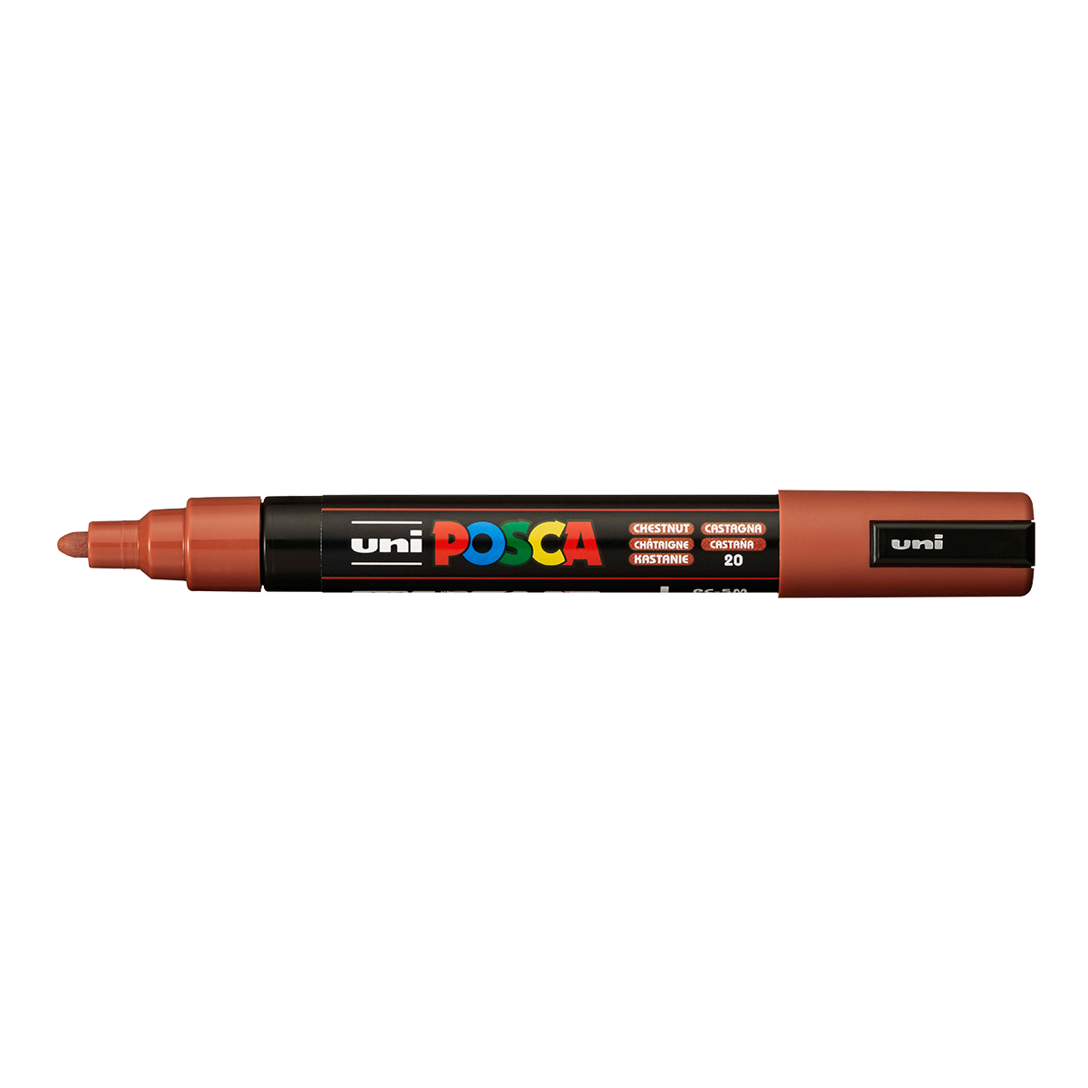 Posca PC-5M verfstift 1,8–2,5 mm, kastanjebruin (20)