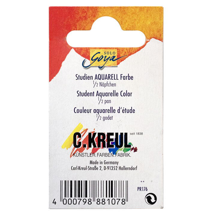 KREUL Solo Goya Student aquarelverf, half napje – afbeelding 2