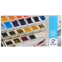 Van Gogh aquarelverf in blik, 12 tot 48 napjes met penseel – afbeelding 5