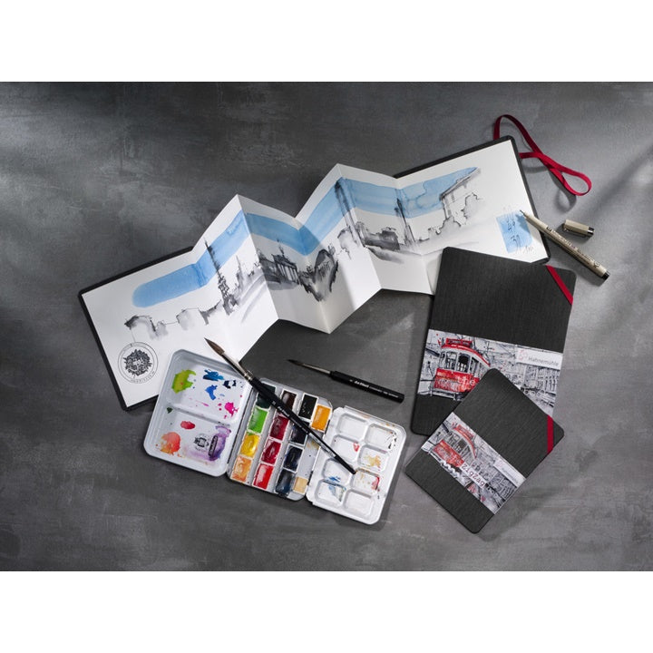 Hahnemühle ZigZag aquarelschetsboek met harde kaft – 18 pagina’s – afbeelding 2