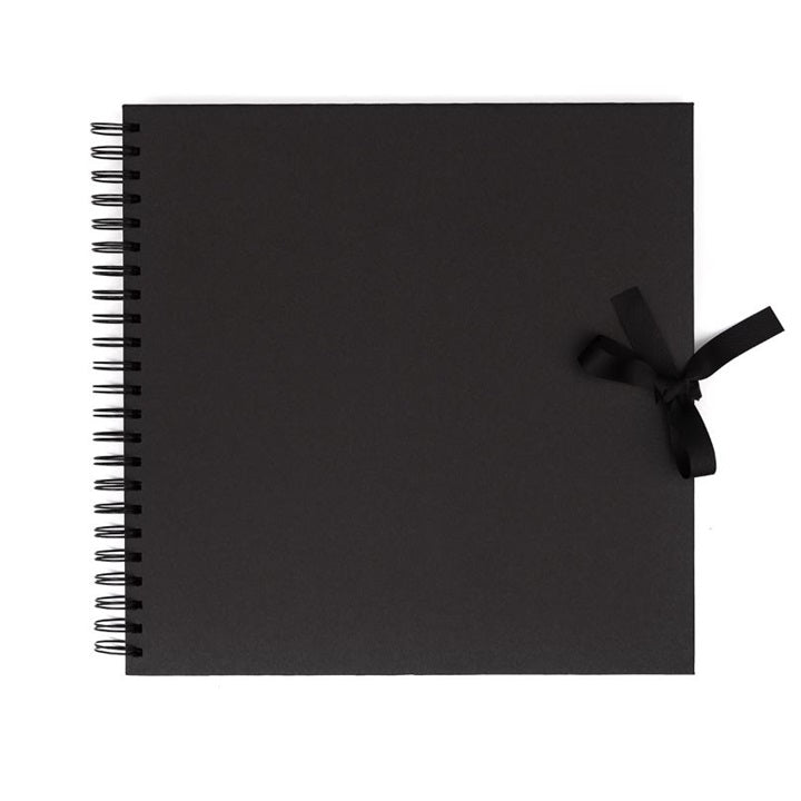 DP Craft scrapbookalbum zwart, 30,5 × 30,5 cm