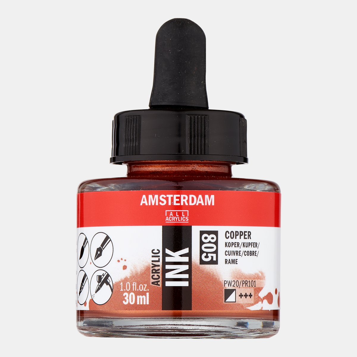 Amsterdam acrylinkt 30 ml met druppelpipet