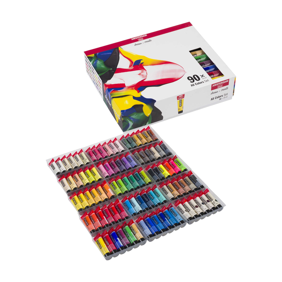 Amsterdam acrylverf Standard Series set 90 × 20 ml