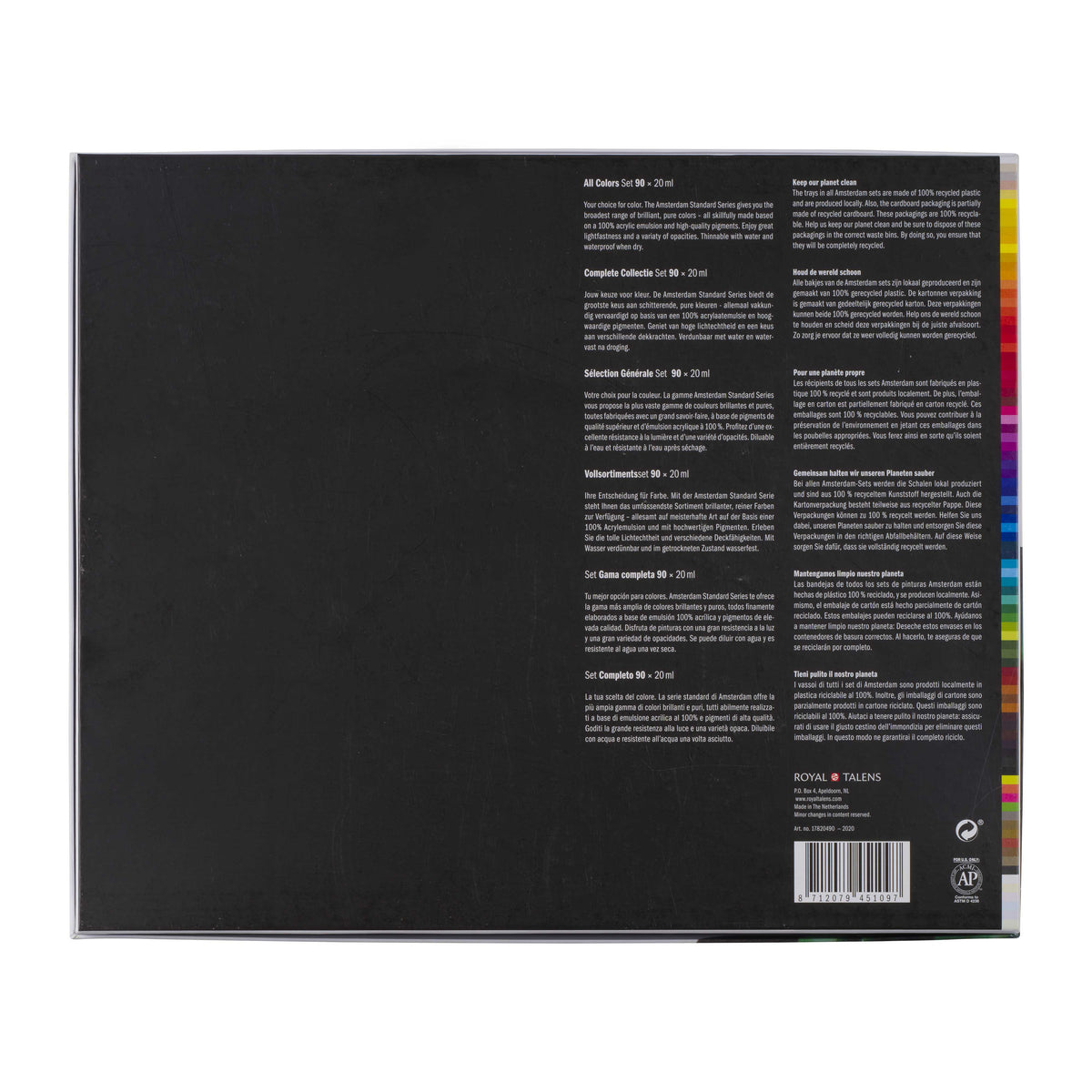 Amsterdam acrylverf Standard Series set 90 × 20 ml