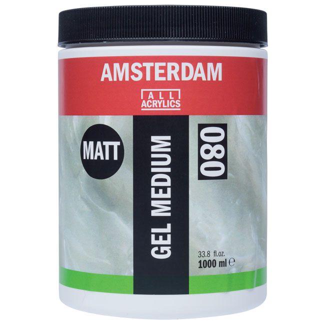 AMSTERDAM Matte Gel Medium 1000 ml