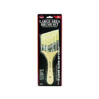 Angled Brushes for Background and Gesso Priming, Set of 3