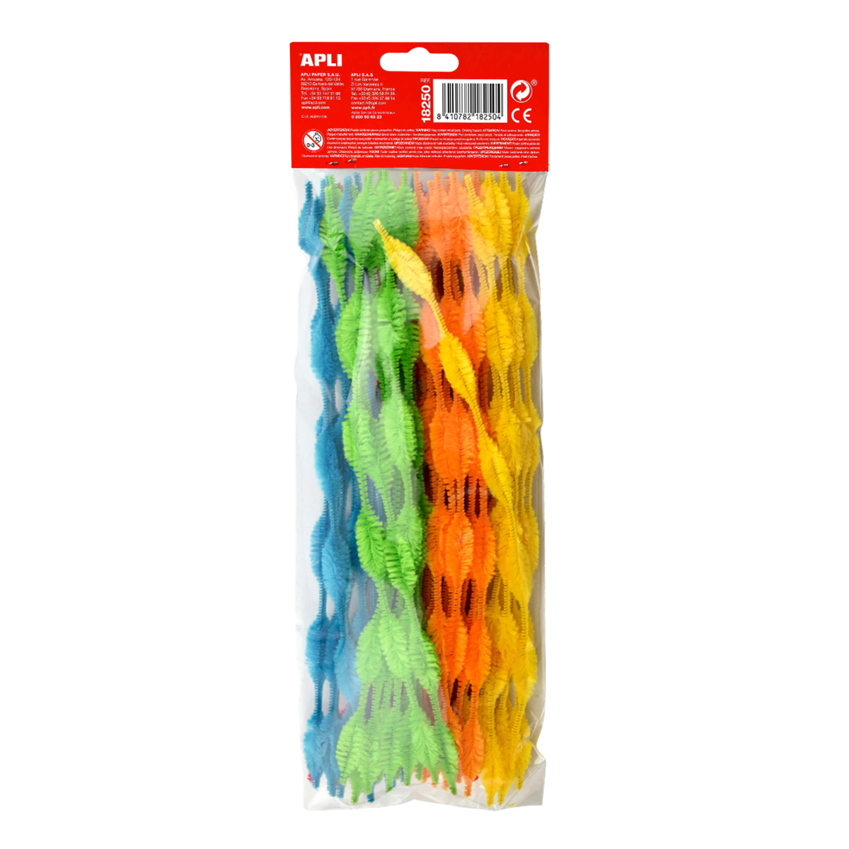 APLI chenilledraad Bumpy, golvend, kleurenmix