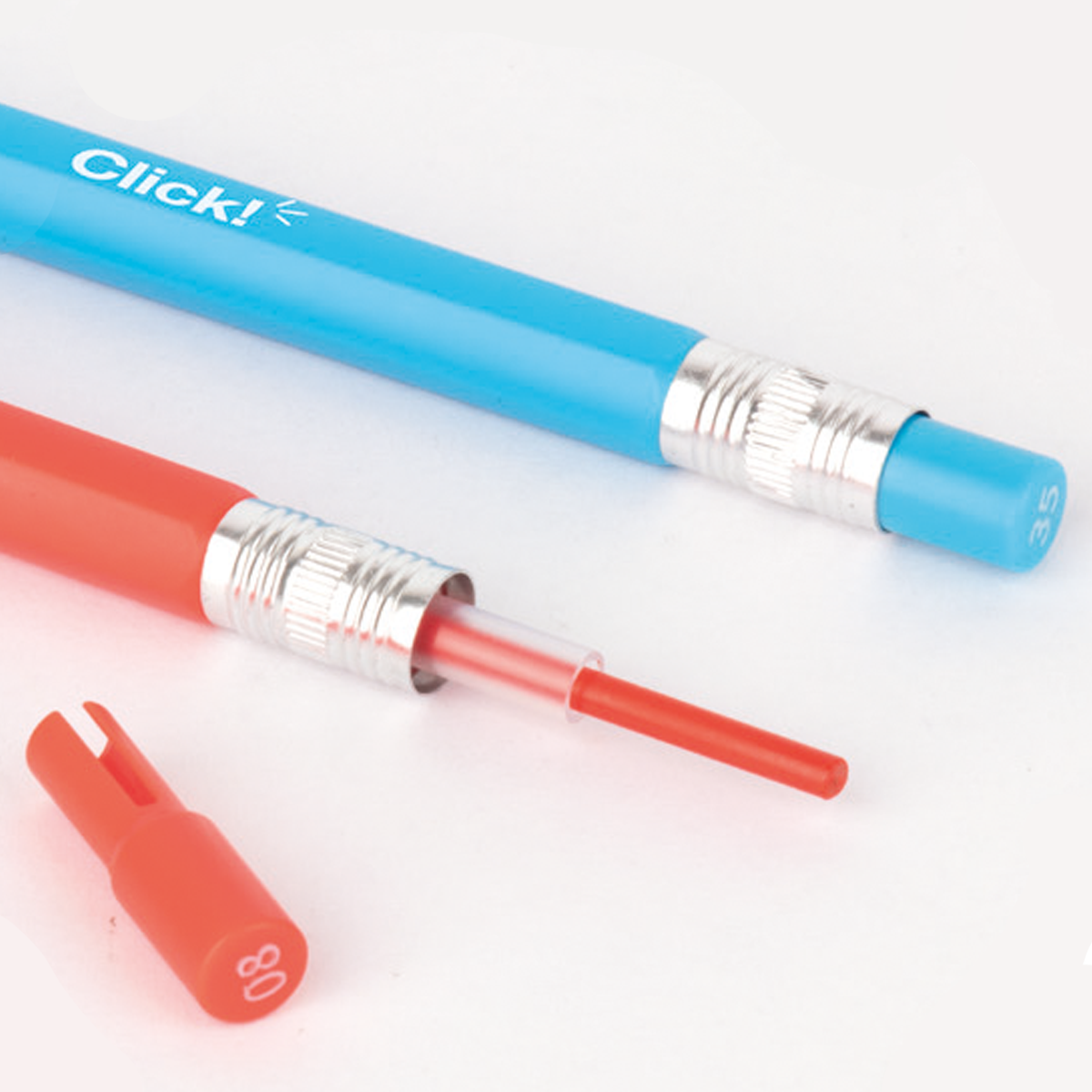 APLI Color Click kleurpotloden met drukmechanisme, 12 stuks