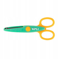 APLI figuurschaar 13,5 cm met ronde punt, symmetrisch