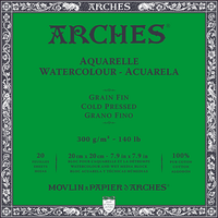 Aquarelblok Arches Aquarelle koudgeperst 300 g/m², 20 vel