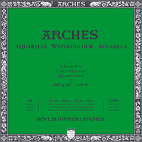 Aquarelblok Arches Aquarelle koudgeperst 300 g/m², 20 vel