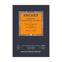 Aquarelblok Arches Aquarelle Rough 300 g/m², 12 vel