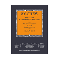 Aquarelblok Arches Aquarelle Rough 300 g/m², 12 vel