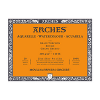Aquarelblok Arches Aquarelle Rough 300 g/m², 20 vel