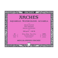 Aquarelblok Arches Aquarelle warmgeperst (HP) 300 g/m², 20 vel