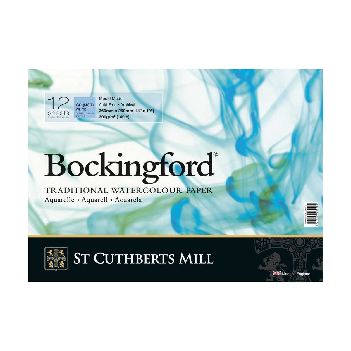 Aquarelblok Canson St Cuthberts Bockingford 300 g/m², 12 vel