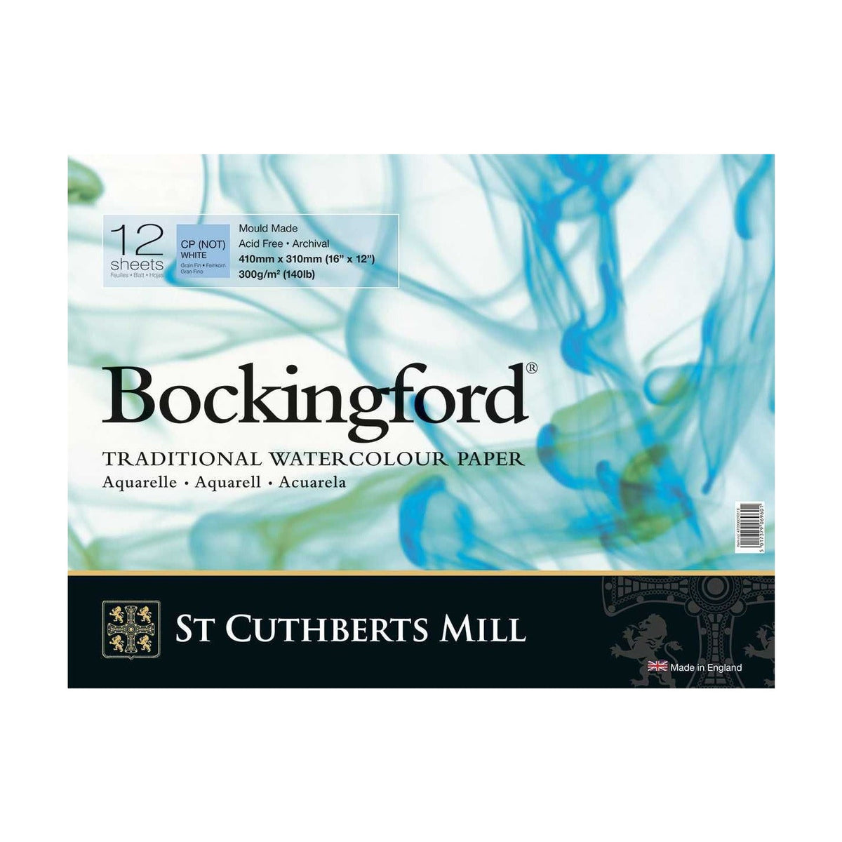Aquarelblok Canson St Cuthberts Bockingford 300 g/m², 12 vel