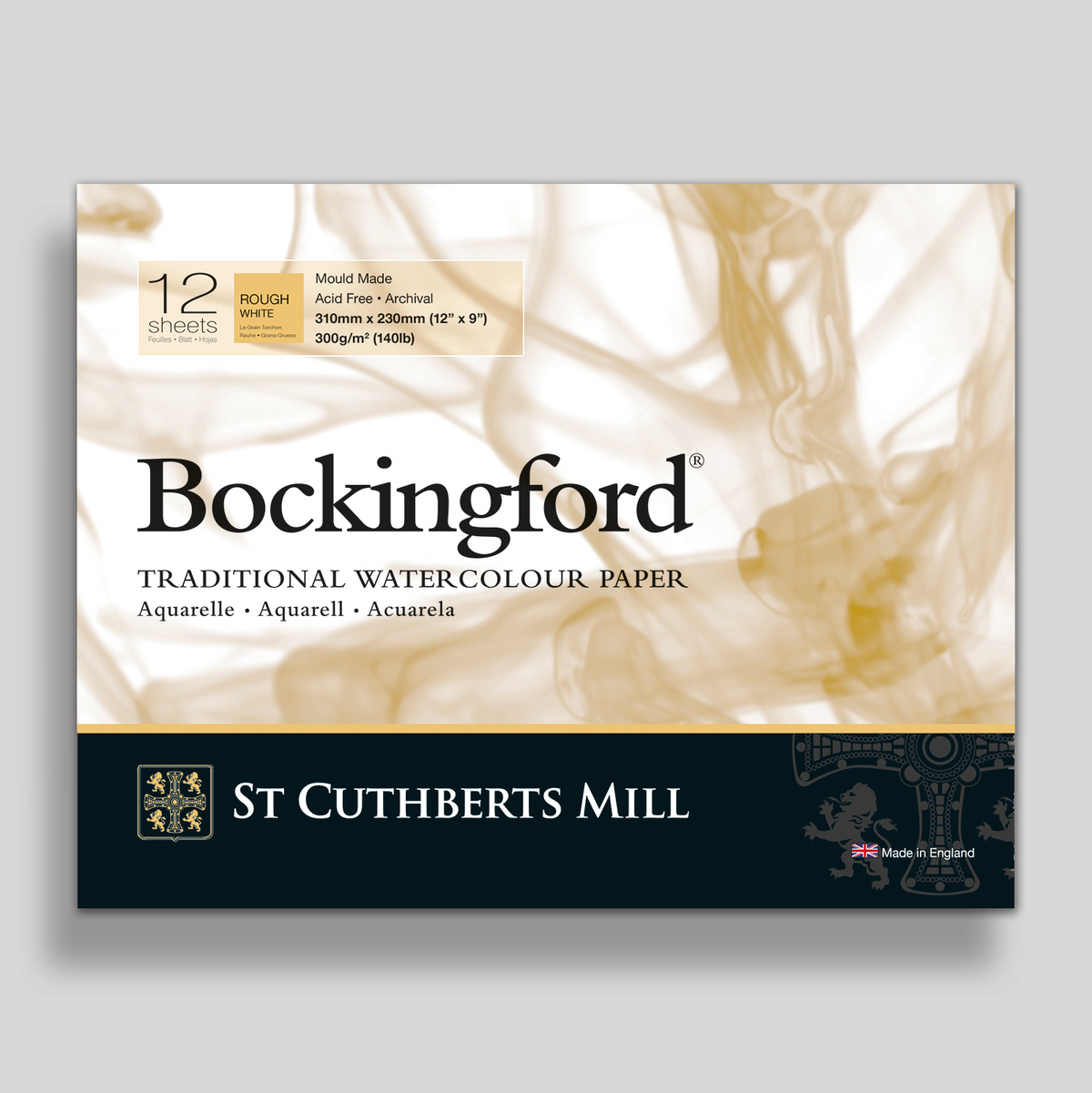 Aquarelblok St Cuthberts Mill Bockingford Rough 300 g/m² – 12 vellen