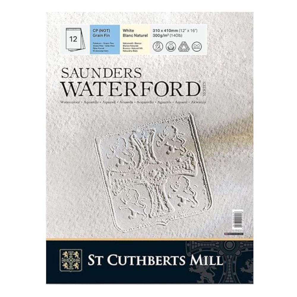 Aquarelblok St Cuthberts Mill Saunders Waterford CP 300 g/m²