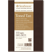 Strathmore 400 Series Art Journal Toned Tan, zachte kaft, 112 vel – afbeelding 2