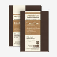 Strathmore 400 Series Art Journal Toned Tan, zachte kaft, 112 vel