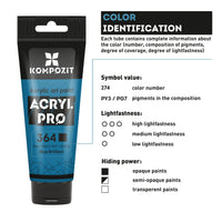 Kompozit ACRYL PRO acrylverfset 42 × 75 ml in doos – afbeelding 5