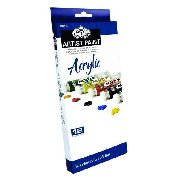 ARTIST Acrylic Paints 12 x 21 ml